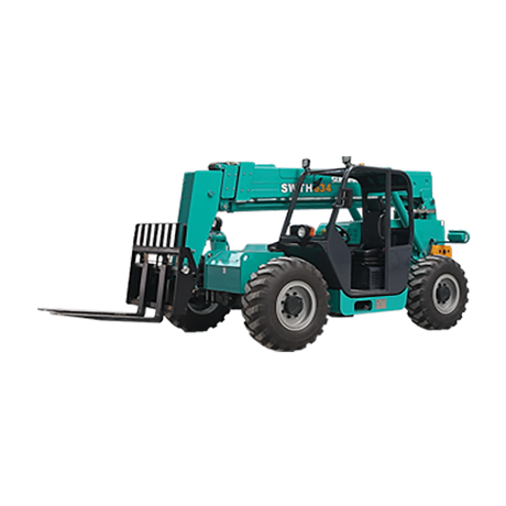 SWTH634 dengan trek konstruksi material menyekop Telehandlers