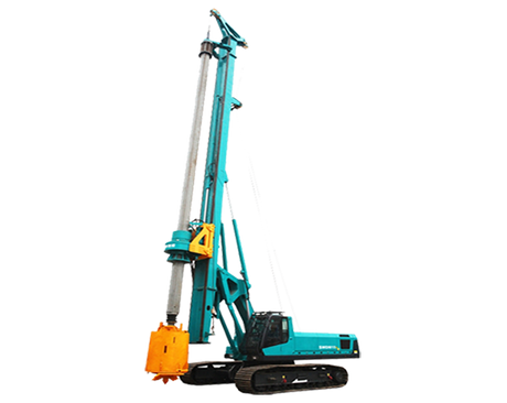 SWDM550H2 pekerjaan pondasi pengeboran tiang pancang hidrolik rig tiang pancang
